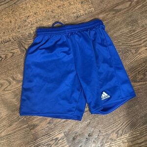 Adidas shorts royal blue youth medium 11-12Y